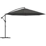 vidaXL Ampelschirm 350 cm Grau