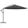 vidaXL Ampelschirm 350 cm Grau