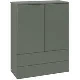 Villeroy & Boch Highboard 2 Türen 81,4 x 103,9 x 35,6 cm Leaf Green Matt Lacquer