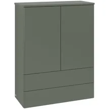 Villeroy & Boch Highboard 2 Türen 81,4 x 103,9 x 35,6 cm Leaf Green Matt Lacquer