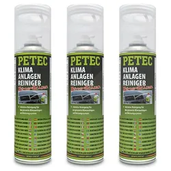 Petec 3x 500 ml Klimaanlagenreiniger Zitrus-Schaum [Hersteller-Nr. 71350]