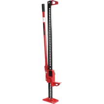 Wiltec Wagenheber Stahl 76 cm rot