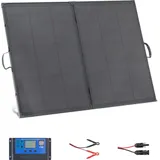 Faltbares Solarpanel - 200 W Monokristallines Solarmodul - 23% Wirkungsgrad - 30A PWM-Laderegler - MC4-Ausgang - IP67 Wasserdicht - Mit Ständer - ...