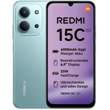 Xiaomi Redmi 15C 5G 4 GB RAM 128 GB Mint Green