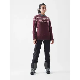Fjällräven Övik Knit Sweatshirt Dark Garnet L