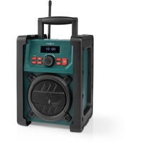 Nedis RDDB3100GN Baustellenradio mit DAB+ / FM Bluetooth Batterie/Netz betrieben