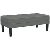 VidaXL Bank Dunkelgrau 113x57x39 cm Stoff