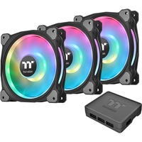 Thermaltake Riing Duo 12 RGB Radiator TT Premium Edition, LED-Steuerung, 120mm, 3er-Pack (CL-F073-PL12SW-A)
