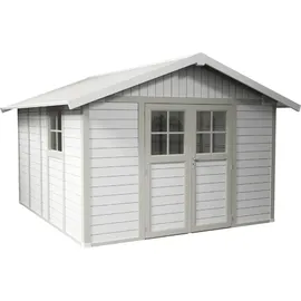 Grosfillex Deco 11 3,55 x 3,15 m weiß/grüngrau