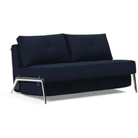 INNOVATION LIVING TM Schlafsofa Cubed Klappsofa, hochwertige Schlaffunktion, Design und extra Komfort, Frontauszug, sehr platzsparend, abgewinkelt Sitzen, waagerecht liegen blau