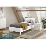 Vipack Einzelzimmer, Weiß, Holz, Kiefer, teilmassiv, Soft-Close-System, Schlafzimmer, Schlafzimmer Komplett