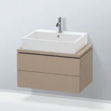 Duravit L-Cube Waschtischunterschrank, 2 Auszüge, LC580607575