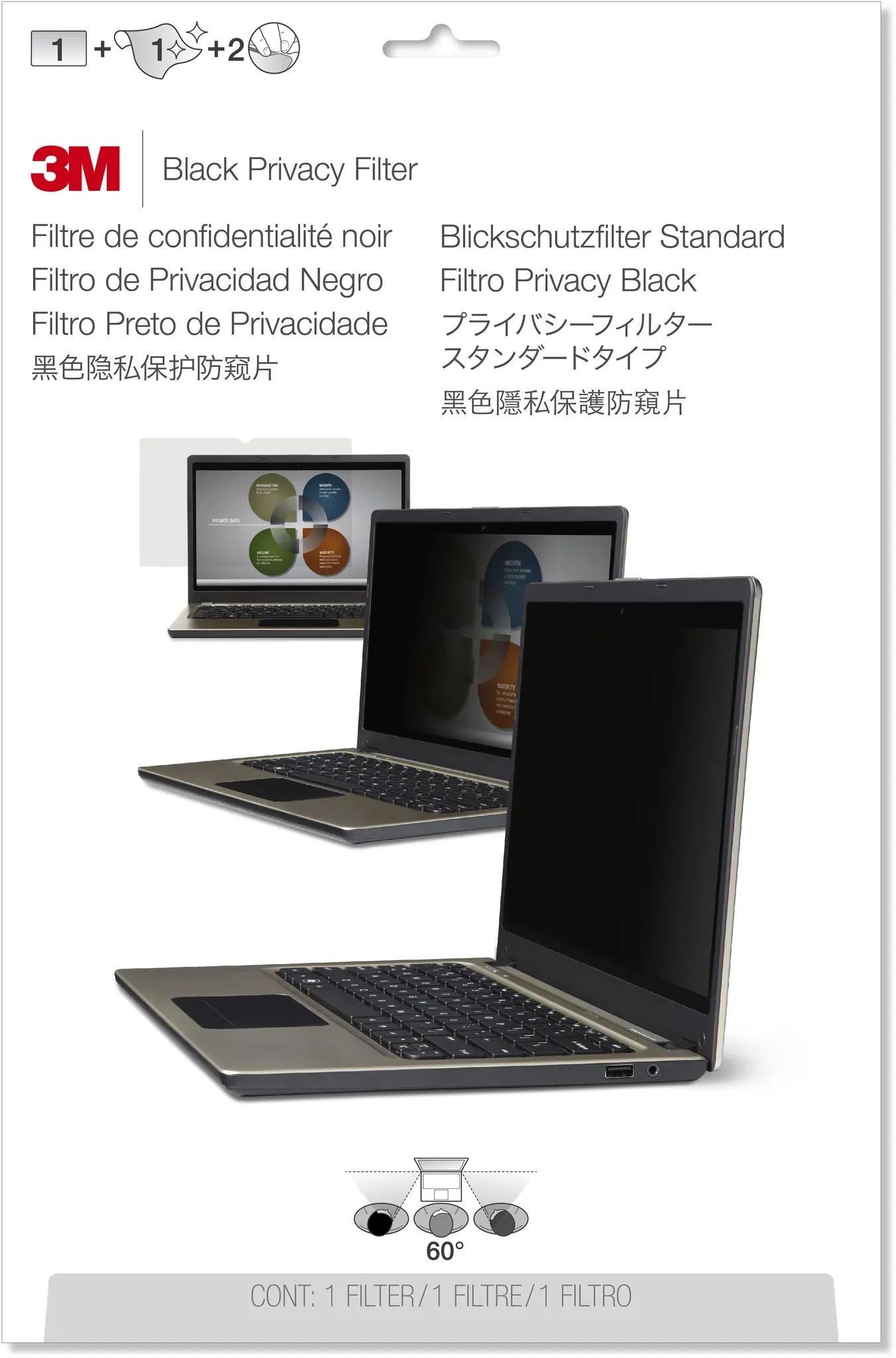 3M Blickschutzfilter Standard für Lenovo ThinkPad P15s