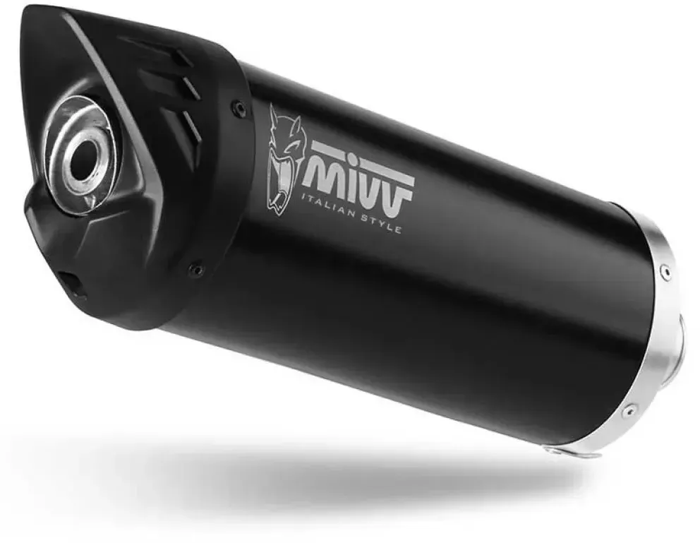 Mivv Mover Yamaha X-max 125 2017-20 Mv.ya.0002.lv Homologierter Slip On Schalldämpfer - Black - Homologated