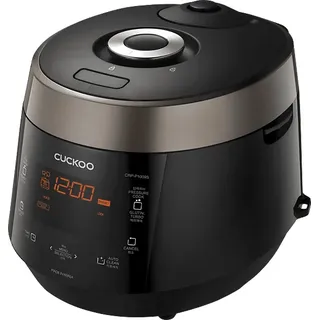 Cuckoo CRP-P1009S Reiskocher (1150 Watt, Braun/Schwarz)