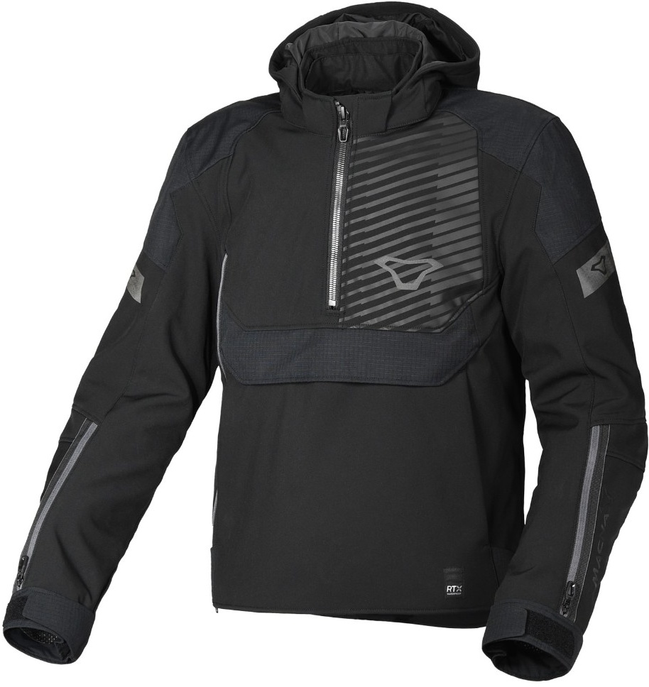 Motorradjacke Macna Traffiq Anorak, XXL, black