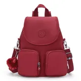 Kipling Firefly UP, Kleiner Rucksack (umwandelbar in Schultertasche), 14 x 80 x 38 cm, Funky Red (ROT)