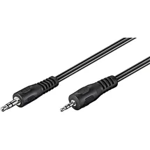 goobay Audio-Video-Kabel 2,5mm Stereo Stecker > 3,5mm Stereo Stecker 2,0m (50459)