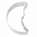 RBV Birkmann Birkmann 1010689910 Ausstechform Mond mit Gesicht, Kunststoff, Grau, 5 x 3 x 2 cm