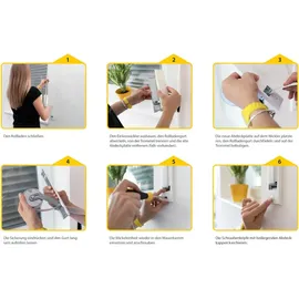 Schellenberg Gurtwickler-Abdeckplatte Standard Maxi, 105 mm, weiß