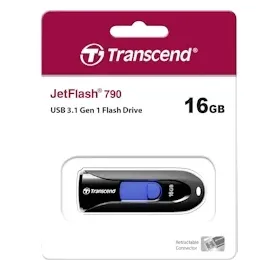 Transcend JetFlash 790 16 GB schwarz USB 3.1