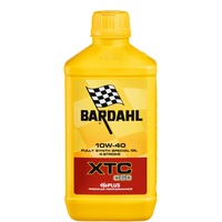 Bardahl - Motoröl XTC C60 10W-40 für 4-Takt-Motorräder, 100% synthetisch, 2 Liter