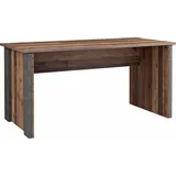 Schreibtisch Cedric 108 Old Wood Vintage 153x74x70 cm Büroschrank