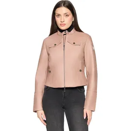 Amber & June Jacke in Leder-Optik, Rose, 42
