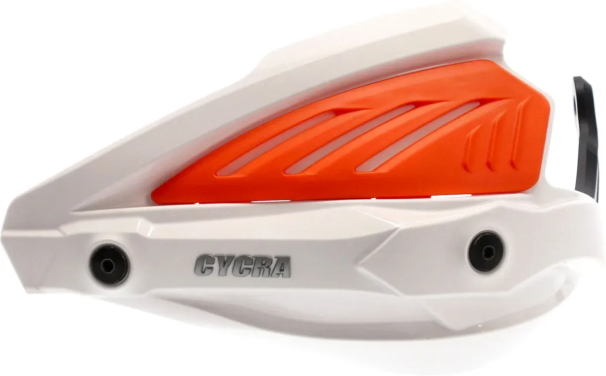 Cycra Voyager, protège-mains - Blanc/Orange