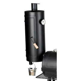 Joe ́s Barbeque Räucher- und Warmhalteaufsatz 16 Zoll Stahl schwarz