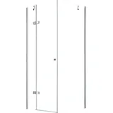 Glaszentrum Hagen Hestia Duschkabine mit Drehtür 90 x 195 cm transparent/weiß inkl. Duschtasse