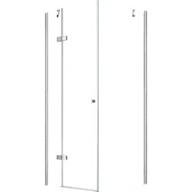 Glaszentrum Hagen Hestia Duschkabine mit Drehtür 90 x 195 cm transparent/weiß inkl. Duschtasse