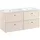 petits-meubles Doppelwaschtisch 120,4 x 57 x 46 cm Beige