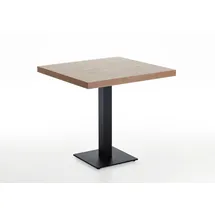 Niehoff Bistrotisch 80 x 77 x 80 cm braun/schwarz