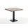 Niehoff Bistrotisch 80 x 77 x 80 cm braun/schwarz