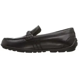 GEOX Herren J New Fast Boy C Mokassins, Schwarz, 38 EU