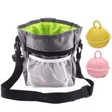 LENGXINGWYA Hundeleckerli-Tasche, Hundeleckerli-Tasche, wasserdichte Hundeleckerli-Tasche mit mehreren Taschen, Hundetasche mit verstellbarem Gürtel und Schultergurt, Leckerli-Tasche für Hundetraining