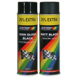 MOTIP-DUPLI MOTIP Mattschwarz Farbe - Spray 500 ml, schwarz