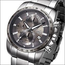 FIREFOX  - CHRONOGRAPH - vulkangrau / 48,5 MM