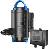 Wiltec SunSun CET-15000 SuperECO Teichpumpe 15.000 l/h / 180 W, energiesparende Filterpumpe, Bachlaufpumpe für Koiteiche, Umwälzpumpe, Gartenteichpumpe