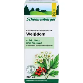 Schoenenberger Weißdorn Heilpflanzensaft 200 ml