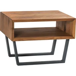 Nachttisch HASENA "Jose", braun (wildeiche natur, geölt), B:50cm H:36cm T:41cm, Tische, Nachttisch