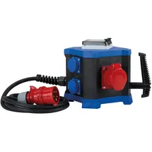 Hedi Schuko-Steckdose 2x CEE 16A 400V Schwarz-Blau