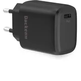 USB C Adapter 20W für iPhone 16/16 Pro/16 Pro Max/16 Plus, USB C Ladegerät, Netzteil, Schnellladegerät, Stecker, Ladestecker, Netzstecker, Ladeadapter für iPhone 15/14/13/12/11/iPad Pro (Schwarz)