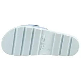 ROHDE Pantoletten Pantoletten Veloursleder - Hellblau - 40