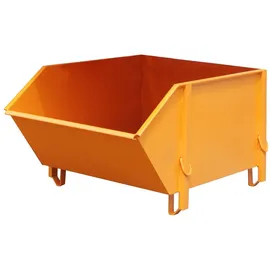 Bauer Baustoffbehälter BBG 100 Gelborange