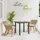vidaXL Garten Essgruppe 3-tlg. Beige