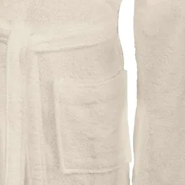 vidaXL Bademantel Creme Xxxl Baumwolle