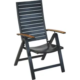 Merxx Astros Gartenlounge-Sessel 61,5 x 72 x 113 cm grau