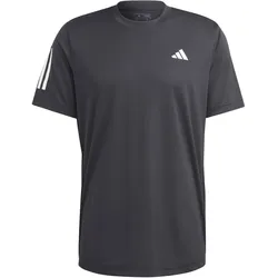 adidas Tennis-Tshirt Club 3-Streifen schwarz Herren